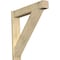 Ekena Millwork Traditional Block Rough Sawn Outlooker, Douglas Fir, 8"W x 44"D x 44"H OUT08X44X44TRA05RDF - alternate 1